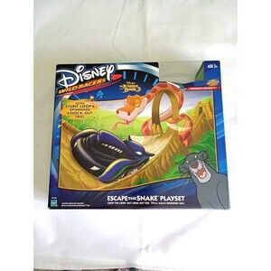 Disney Wild Racers Diecast Car Jungle Book 2 Escape The Snake Playset Exclusive